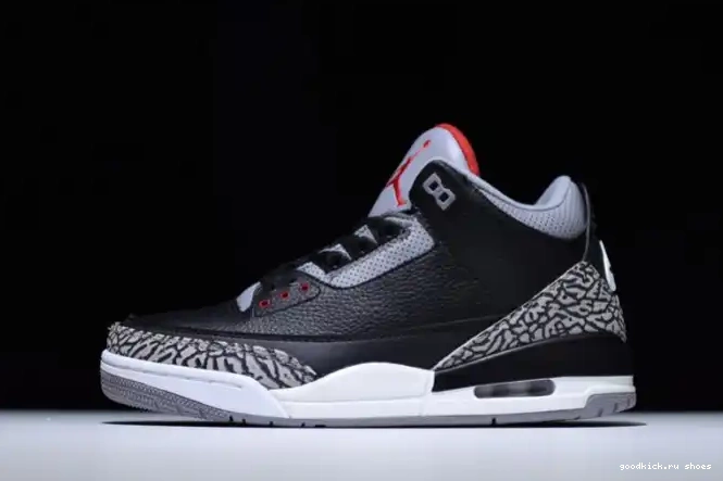 Black 854262-001 Cement Air Jordan 3 0612